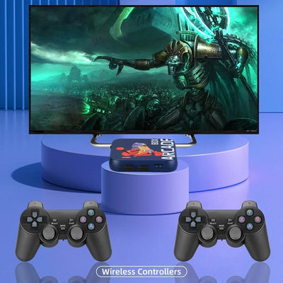 Arcade Box Video Game Console Home Gaming Set Top Box Built-in 33000+ Gaming Retro Game Console for PS1/NDS/N64/MAME/DC 4K HDTV