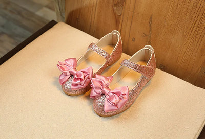 Kids Princess Footwear Girls Soft Bottom Leather Shoes Students Performance Footwear Non-slip  Breathable Children Dancing Shoes