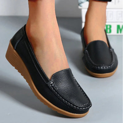 Fashion Genuine Leather Women Flats Tenis Shoes Woman Moccasins Women Shoe Footwear Women Shoes Retro Plus Size Female Footwear