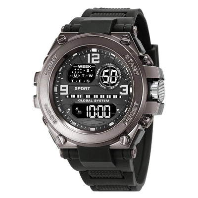 Men's Watch [2025 New Model] Ultra-Long Battery Life, Shockproof and Sweatproof, Led Large Dial |   Day of the Week + Alarm Clock + Stopwatch |   Youth Sports Electronic Watch