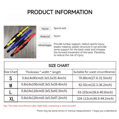 GOBYGO Weight Lifting Belts Gym Back Supports Gym Weights Cross Training Squatting And Pulling Exercise Waist Support Men Women