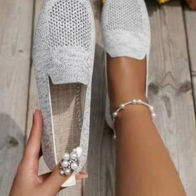 Women Flats Fashion Footwear Nurse Shoes Slip On Shoes Women Moccasins Sneakers Shoes Woman Outdoor Plus Size Female Footwear