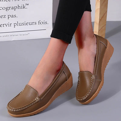 Fashion Genuine Leather Women Flats Tenis Shoes Woman Moccasins Women Shoe Footwear Women Shoes Retro Plus Size Female Footwear