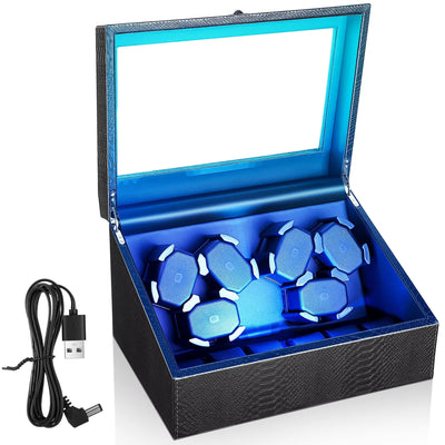 Watch Winders Box for Automatic Watches Box 6 watches Rotate Stand