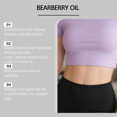 Bearberry Essential Oil Firming Moisturizing Skin Reduce Dryness Enhance Elasticity Brighten Dullness Skin Strengthen Body Oil