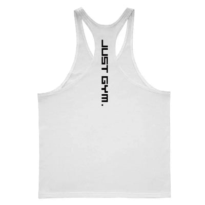 Gym Sports Mens Bodybuilding Muscle T-shirts Fashion Casual Cotton Breathable Striped Weightlifting Summer Basketball Tank Top